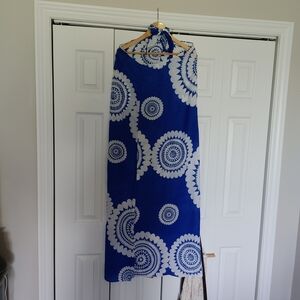 Vintage 70s Pomare Hawaii Sarong Dress Beach Cover